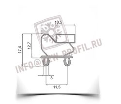 Уплотнитель для холодильного шкафа Polair CM107-G(S) 1540*655 мм (011)
