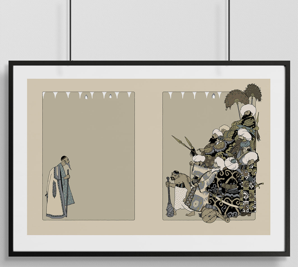 Постеры с иллюстрациями А. Дмитриева и И. Олейникова