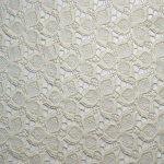 Кружевное полотно 100% хлопок, 120 см, молоко