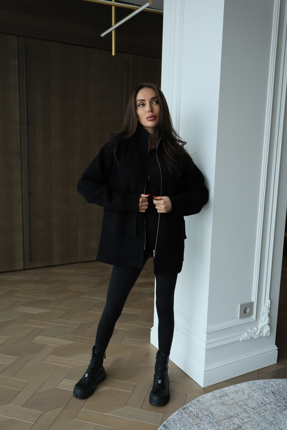 Кардиган на молнии