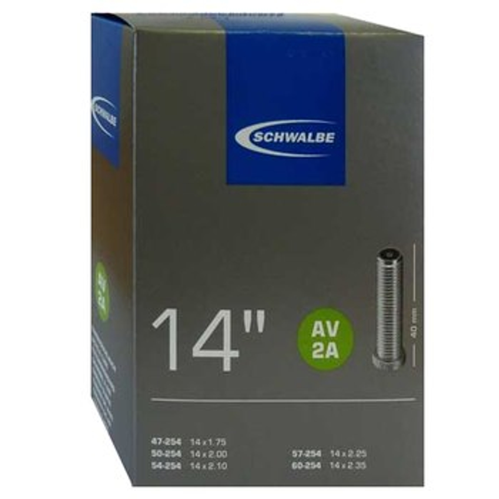 Камера 14" авто 05-10407510 AV2A 14"x1.75/2.35 (47/60-254) IB AGV 40mm SCHWALBE