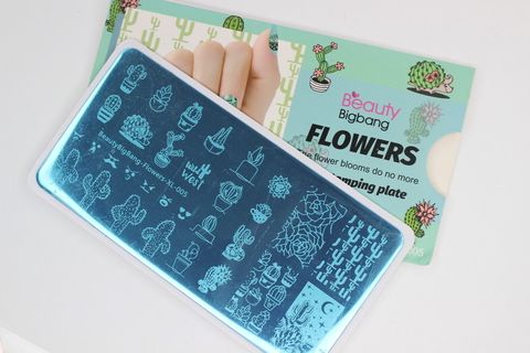Пластина для стемпинга Beauty BigBang- Flowers XL-005