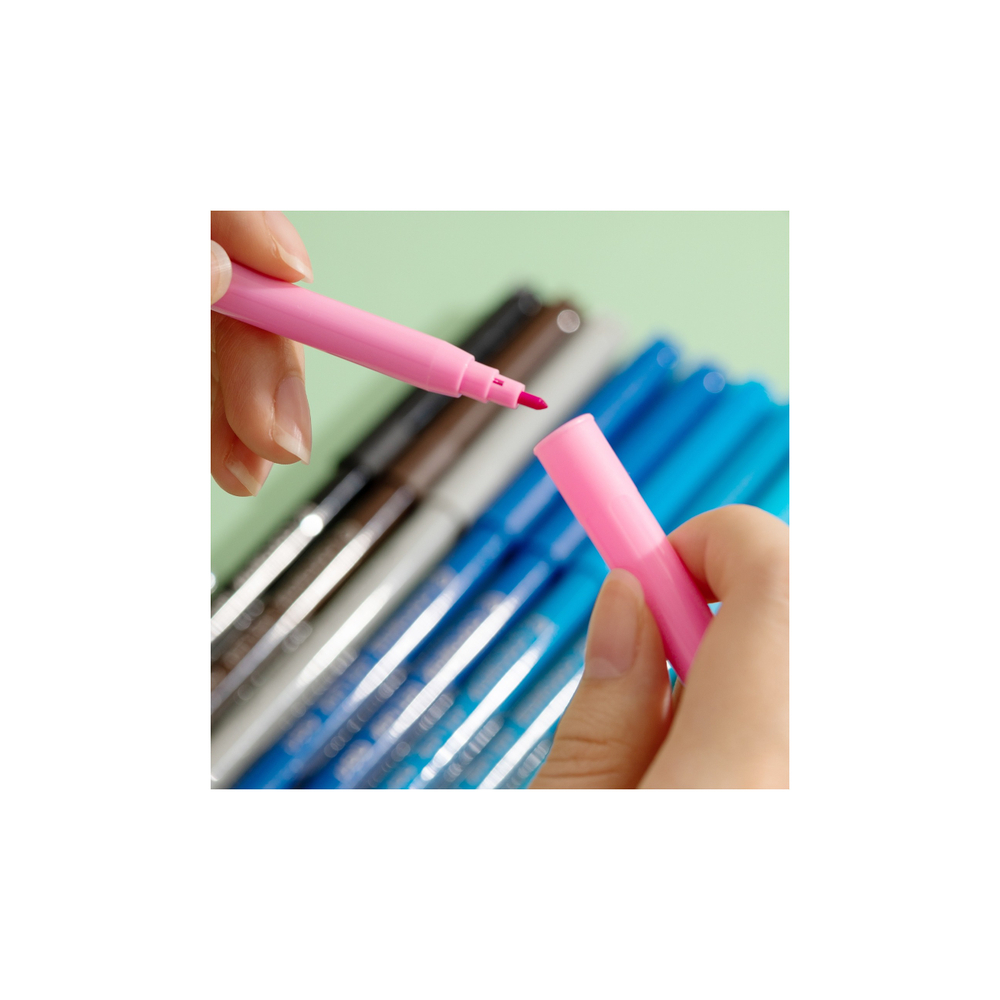 Фломастеры 12цв. Deli ColoRun вентилируемые EC10000