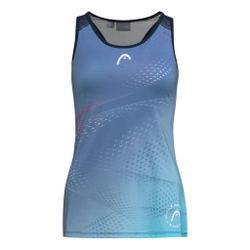 Женская теннисная майка HEAD Play Tech Tank Top Women - Light Blue, White