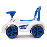 021в2/ПЭ/Игрушка Машина-каталка Ламбо Полиция, муз.руль, белый, эл.питания в комплекте/118