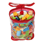 Конструктор блочный 100 элементов, сумка 55A-14