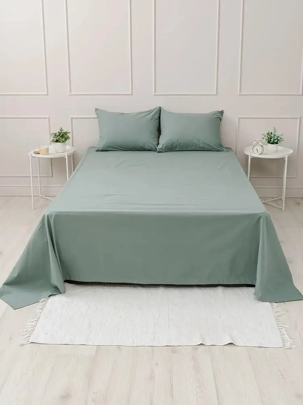 YERRNA простыня 150*260см зеленый айсберг