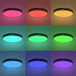 CL72495GL1 Купер Лайн Черный Св-к Потол. с RGB