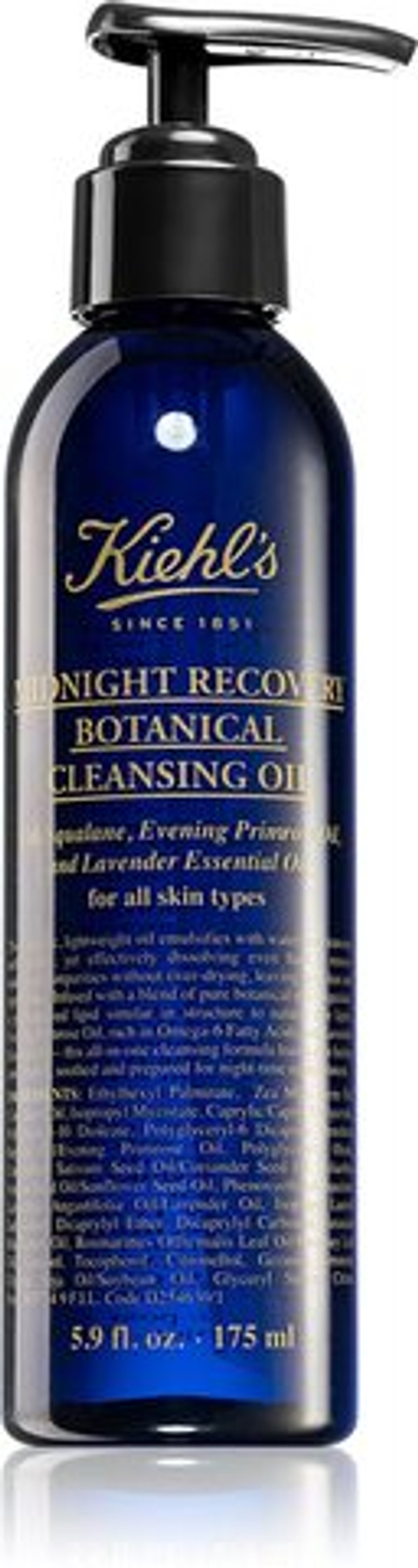 Kiehl's Midnight Recovery Botanical Cleansing Oil - масло для снятия макияжа для всех типов кожи, включая чувствительную кожу /   175  ml  / GTIN 3605971307928