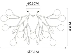 Потолочная люстра Arte Lamp