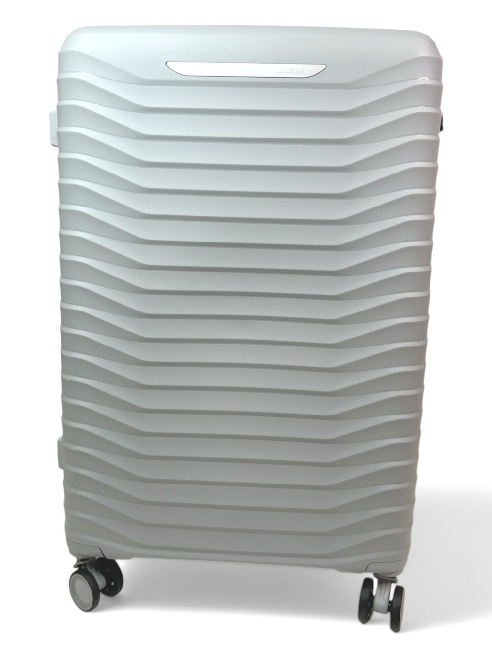 Большой чемодан Bon-Voyage PP Three, Серебристый, L