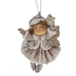 GAEM Фигурка декоративная подвесная "Ангелок", L5 W4 H6,5 см, 3в.