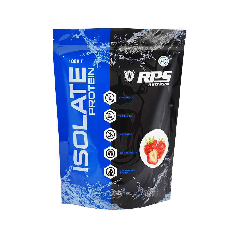 ПРОТЕИН-ИЗОЛЯТ 1000г ПАКЕТ, WHEY ISOLATE RPS NUTRITION