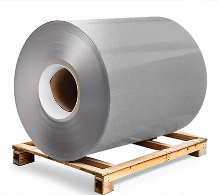 Сталь оцинкованная 0,5х1250х3000 мм RAL 9006 серебро матовое Грунт обр.стороны / защ.пленка