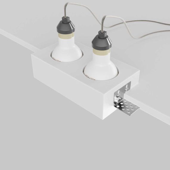 Встраиваемый светильник Maytoni Technical Downlight Gyps Modern DL131-GU10-02-W