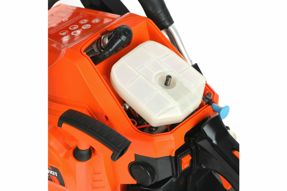 Бензопила PATRIOT PT-385, шина 35 см, 2 л/с, антивибрационная система