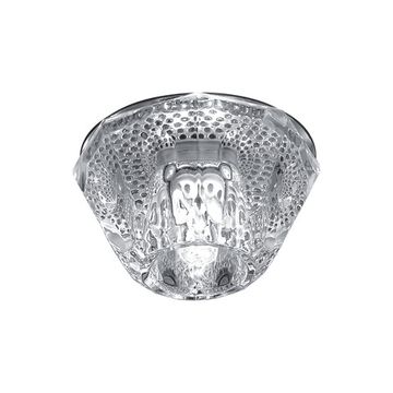 Встраиваемый точечный светильник 1*G9 CR026 прозрачный Crystal Gauss