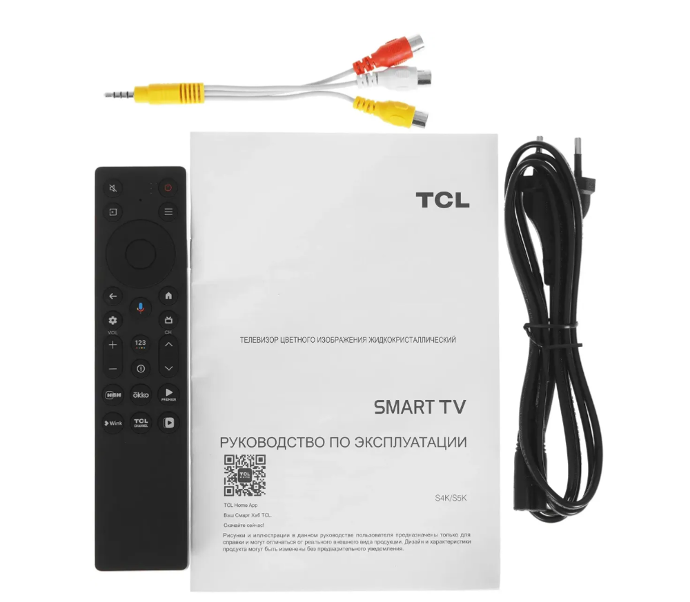 Телевизор TCL LCD 43" QLED 4K 43S5K-UZ