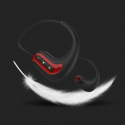 Наушники для спорта POLVCDG IPX8 (красный/черный)