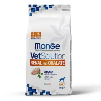 Корм для собак диетический Monge VetSolution Dog Renal and Oxalate Ренал и Оксалат при ХПН 2 кг