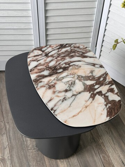 Стол М-City DISAUR Кофейный Арвид (Arvid) Tl-312 Испанская керамика на стекле, МДФ, темно-серый МДФ каркас