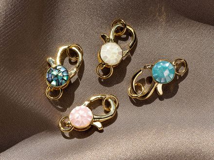 Карабин 16мм, перламутр