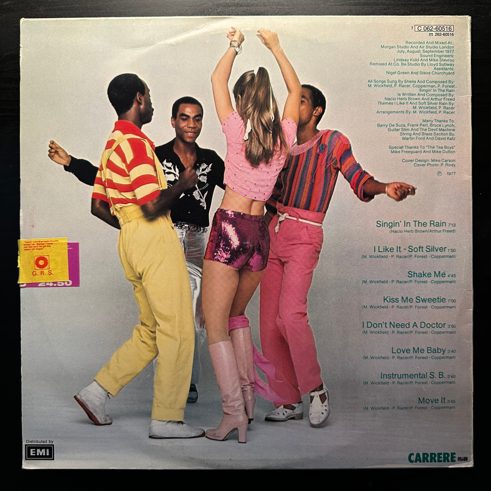 Sheila B. Devotion ‎– Singin' In The Rain Including Love Me Baby (Скандинавия 1977г.)