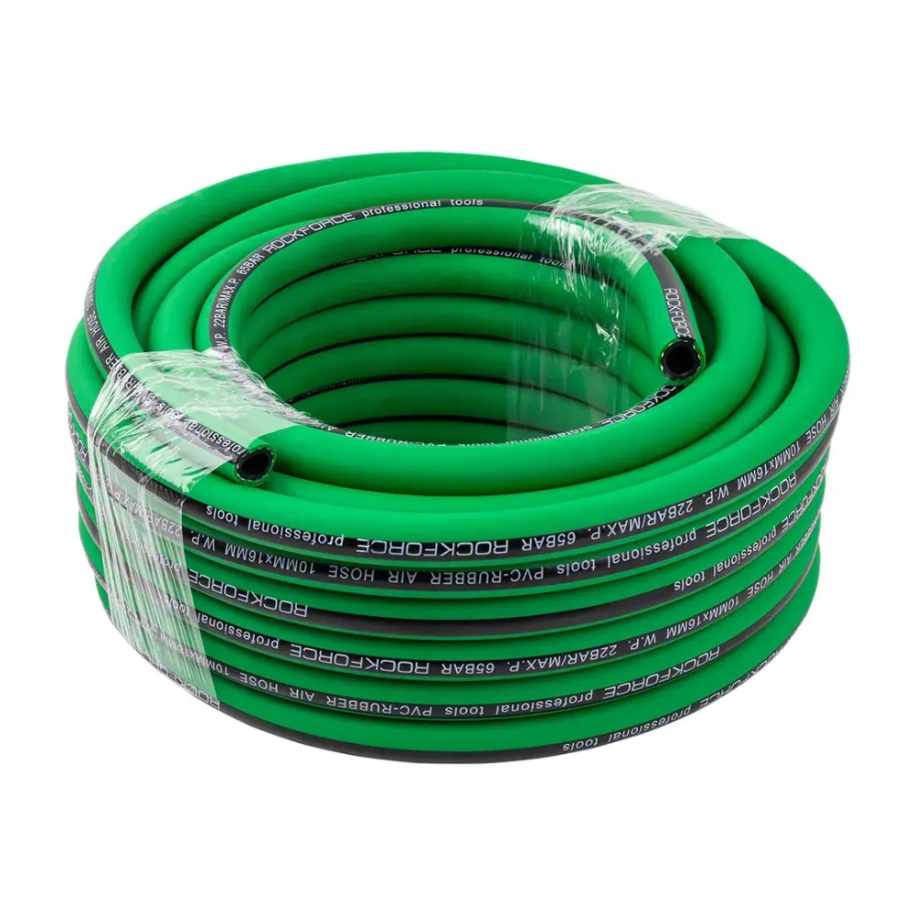 Шланг резиновый воздушный армированный 10мм x 16мм x 15м RockForce RF-AHC-52L