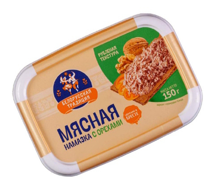 Намазка мясная с орехами 150г. Белорусская традиция