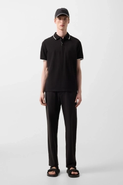 Рубашка-поло BOGNER TIMO-10 в черном цвете
