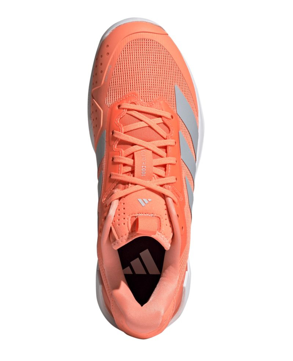Женские Кроссовки теннисные Adidas Adizero Ubersonic 5 W - beam orange/grey/white