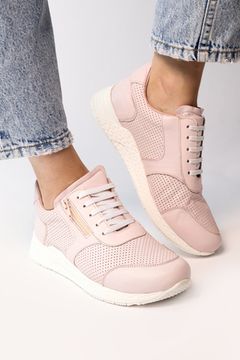 1101 Женские кеды(Светло-розовый)