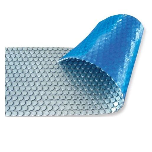 Солярное покрытие Aquaviva Platinum Bubbles серебро/голубой (3х50 м, 500 мкм)