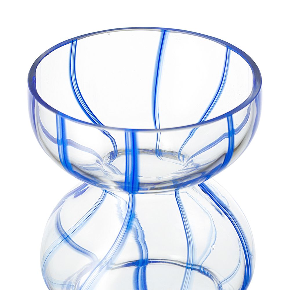 Ваза Marine, 25 см, синяя