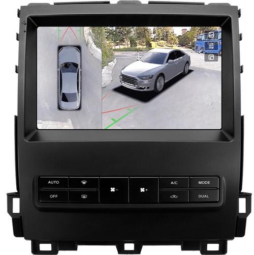 Магнитола для Lexus GX470 J120, Toyota Land Cruiser Prado 120 (климат на ШГУ, рамка тип 2) - Teyes CC3-2K-360 на Android 10, Быстрая, 2K QLED, CarPlay, 4G SIM-слот, 4 камеры в комплекте