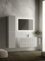 Тумба с раковиной Sancos Snob R 100 см SNR100RW правая, bianco