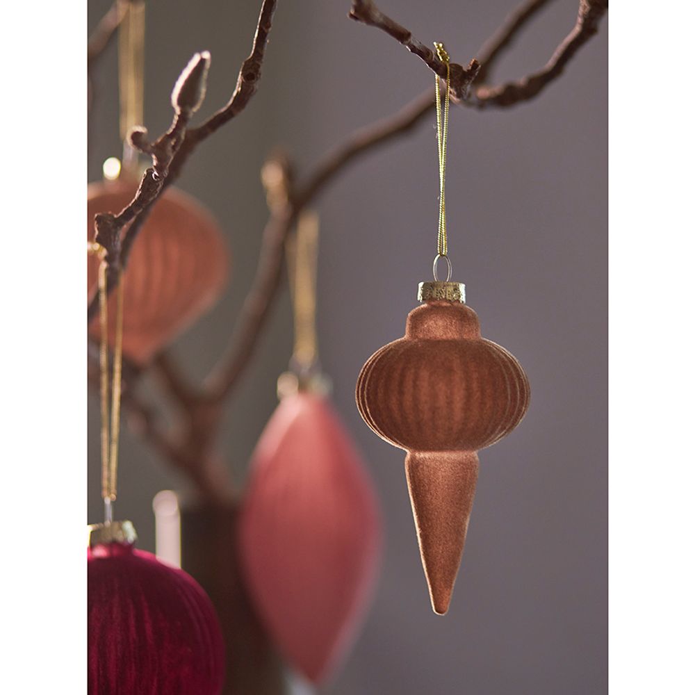 Набор ёлочных украшений Velvet mood из коллекции New Year Essential, 6 шт.