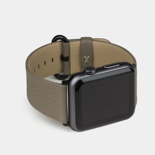 Ремешок для Apple Watch 44/45/46 mm из кожи теленка, цвета мусс
