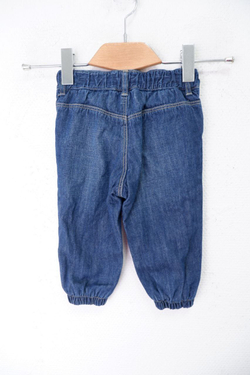 Джинсы H&M с сердечками на 9-12 месяцев