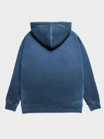 Худи Hardlunch garment dye синий