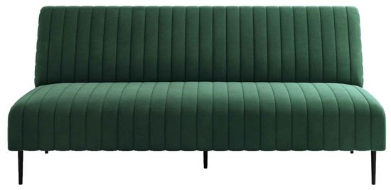 Диван-кровать БАККАРА, велюр, трехместный без подлокотников, прямой, клик-кляк