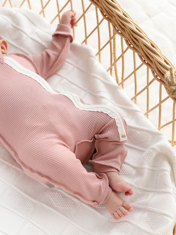 Пижама-слип из вафельной ткани 