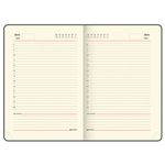 Ежедневник недатированный А5 (138х213 мм) BRAUBERG "Imperial", под кожу, 160 л., черный, 113499