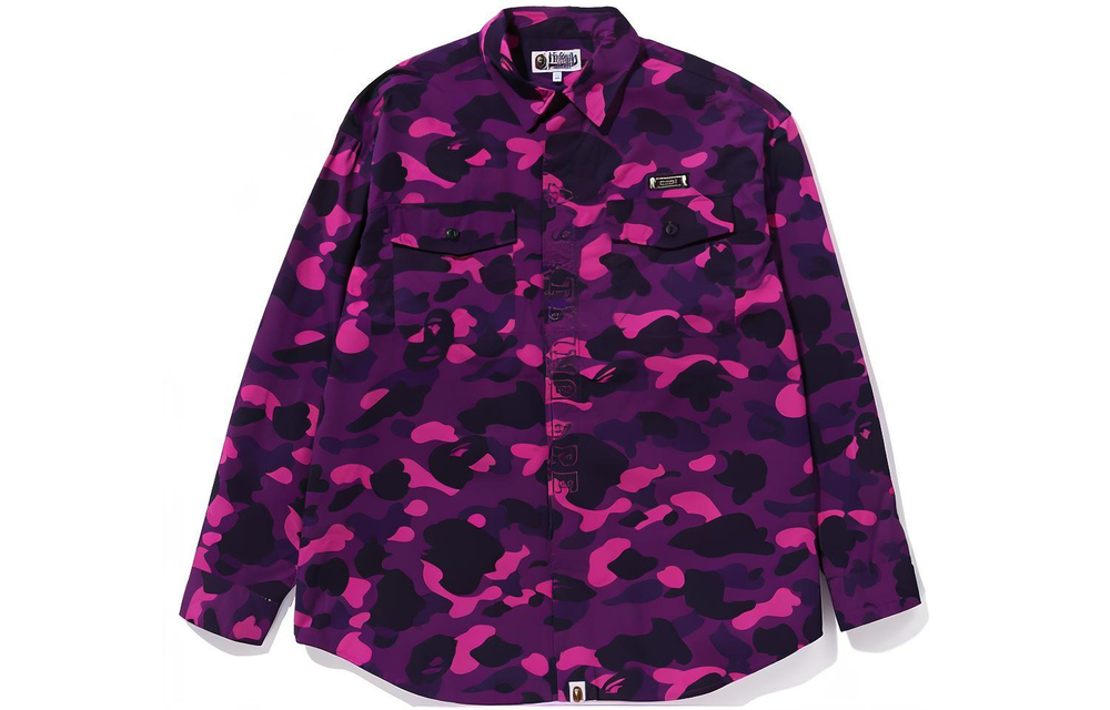 A Bathing Ape Color Camo Cpo Shirt
