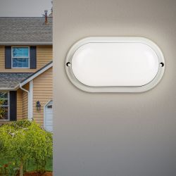 Светильник ЖКХ светодиодный ЭРА SPB-202-0-65K-008 IP65 8Вт 760Лм 6500К 160x90 ОВАЛ