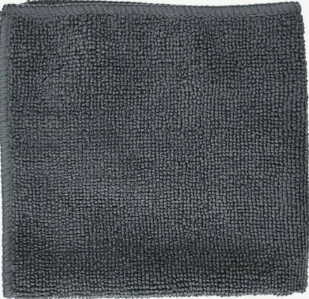 Тряпка для уборки из микрофибры 25*25см серая