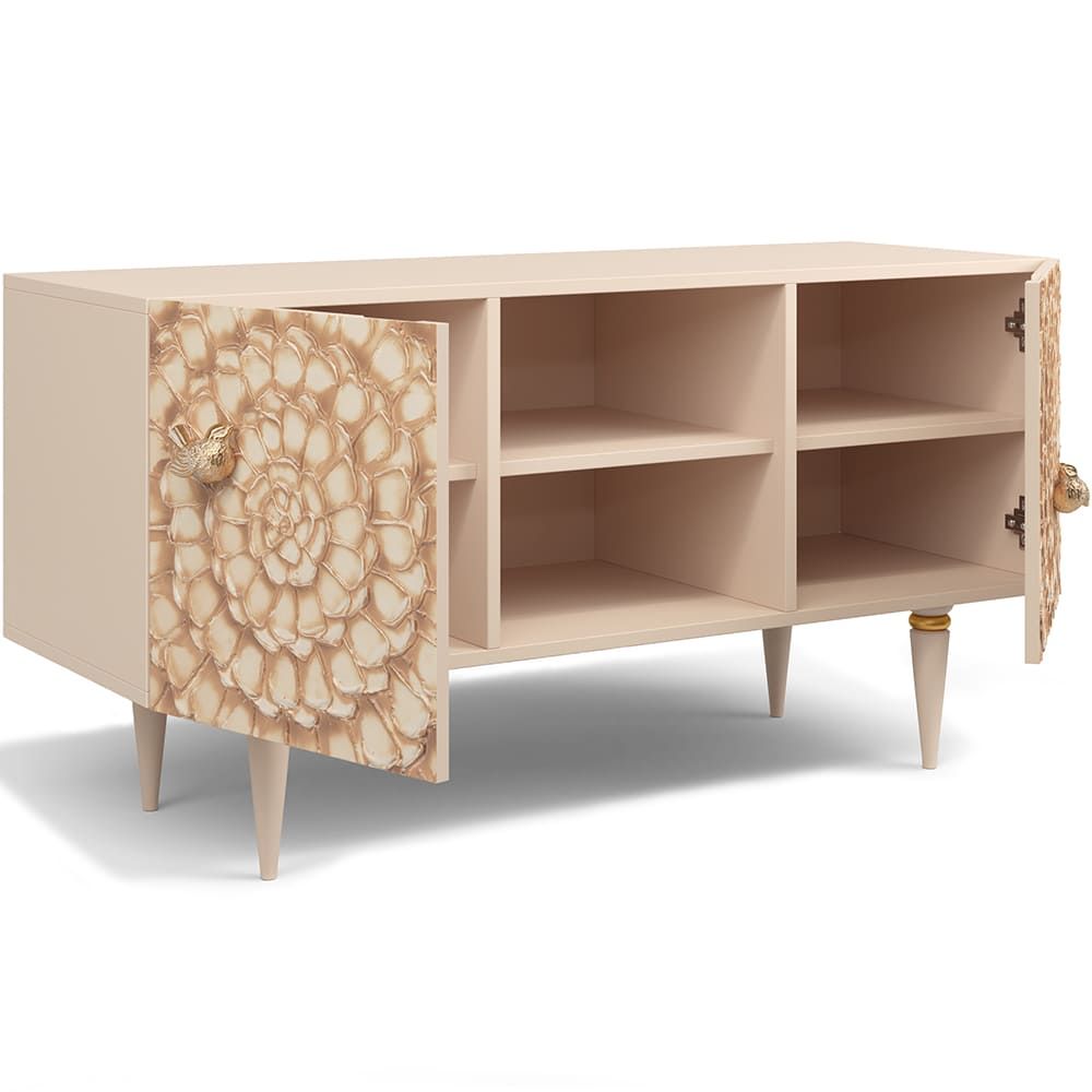 Тумба под ТВ Терра 117см Классик Айвори