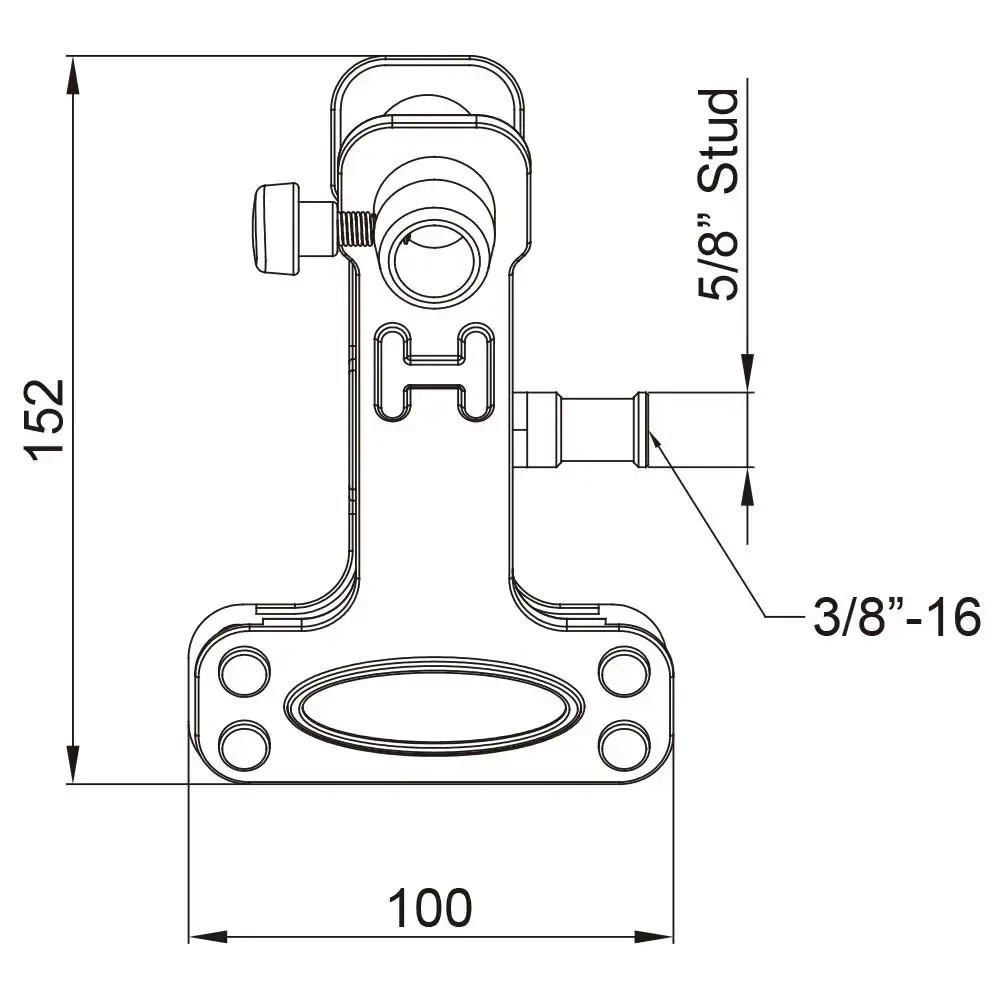 Зажим KUPO KCP-360B ALI CLAMP