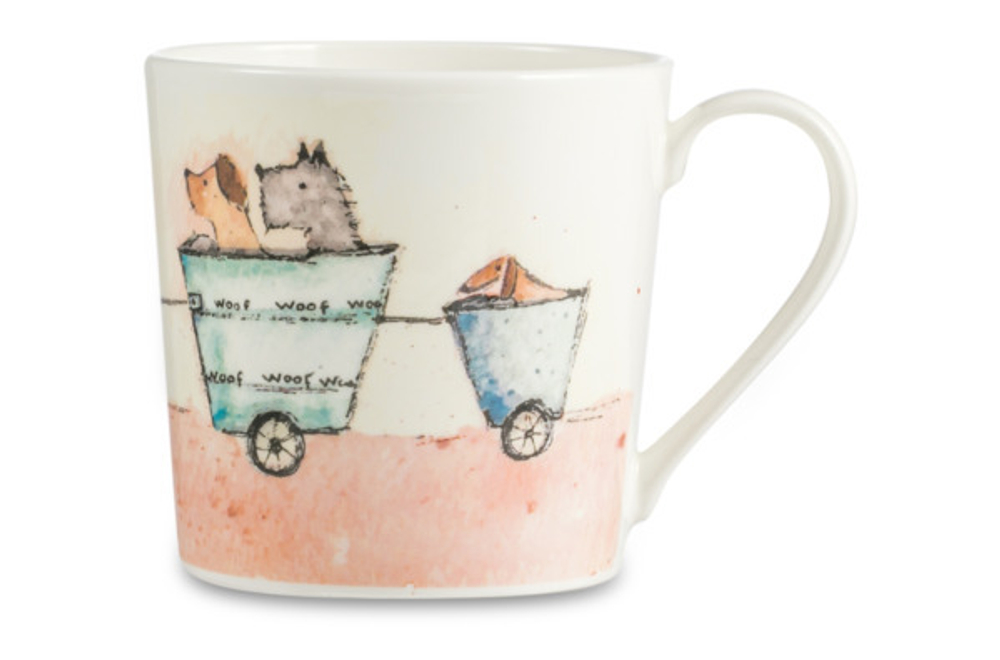 Кружка 400мл Just Mugs Dorset Такси Три собачки