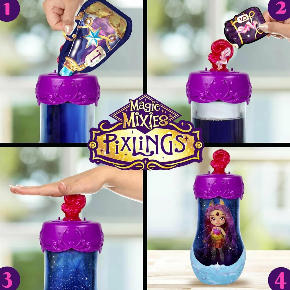 Кукла MAGIC MIXIES Pixlings Galaxy Hair (PIPPA) кукла + питомец